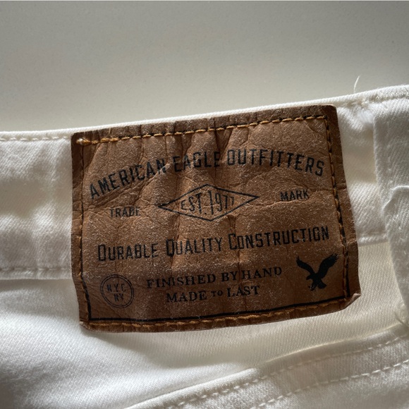 American Eagle Outfitters White Men Denim short - Size 32 - Picture 3 of 4